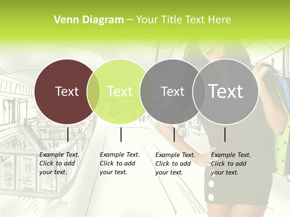 Content Center Person PowerPoint Template