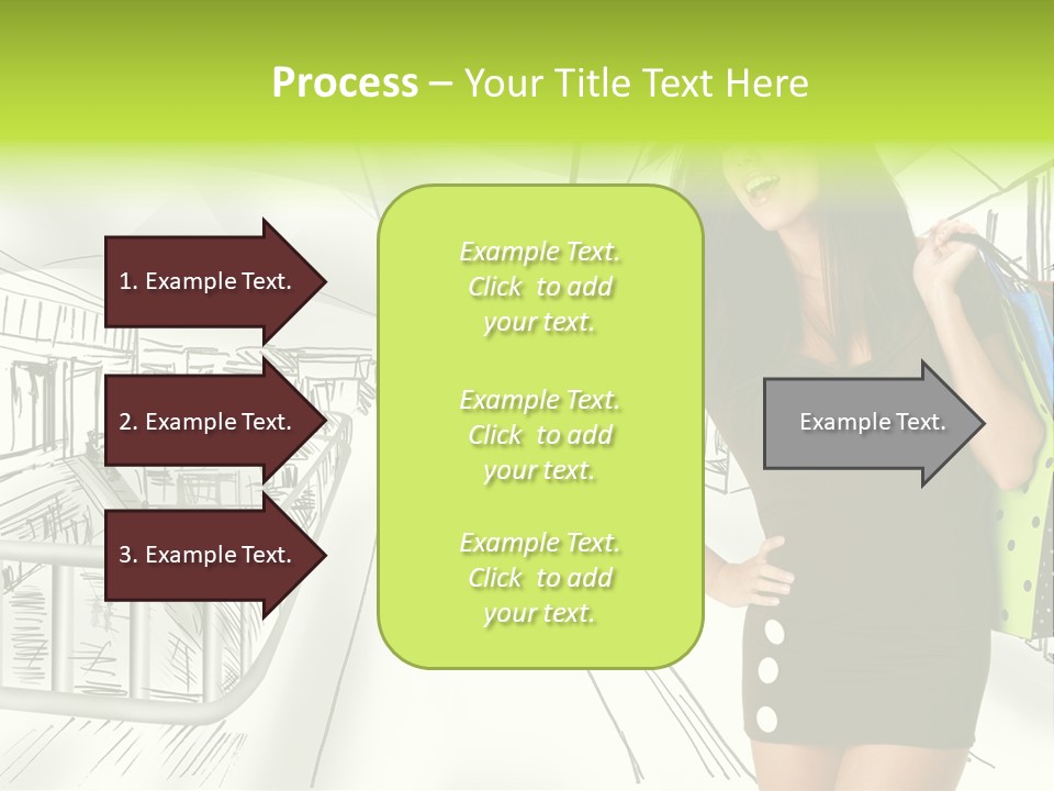Content Center Person PowerPoint Template