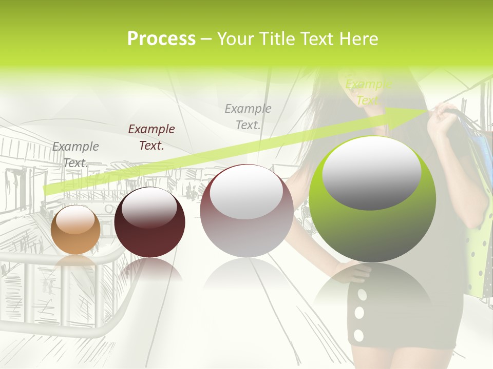 Content Center Person PowerPoint Template