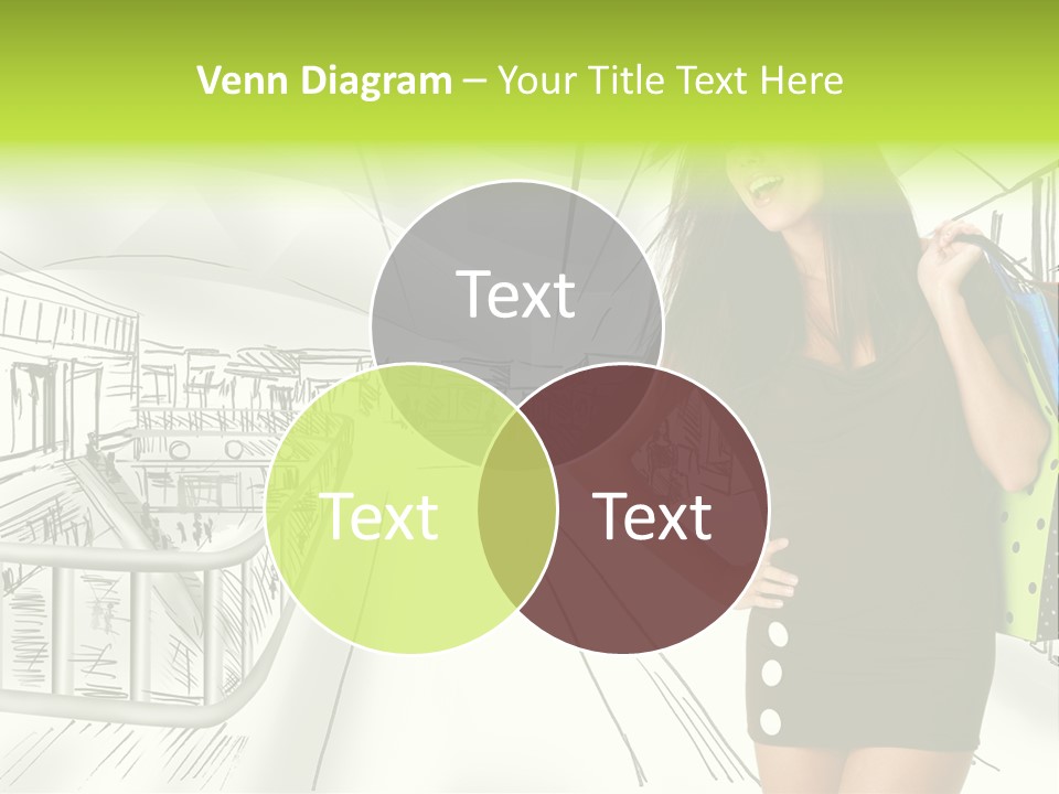 Content Center Person PowerPoint Template