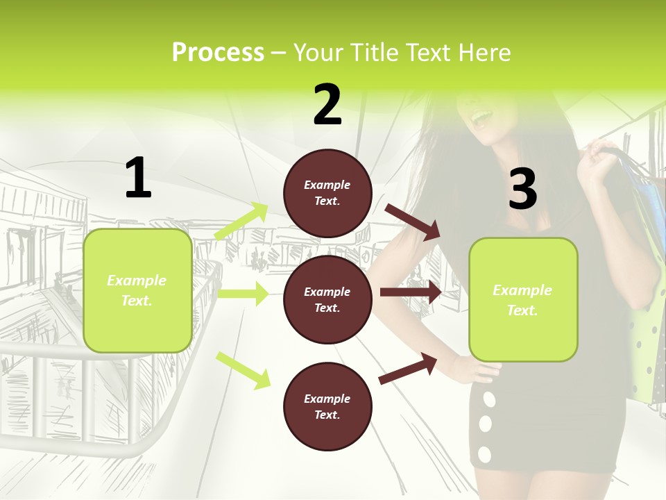 Content Center Person PowerPoint Template