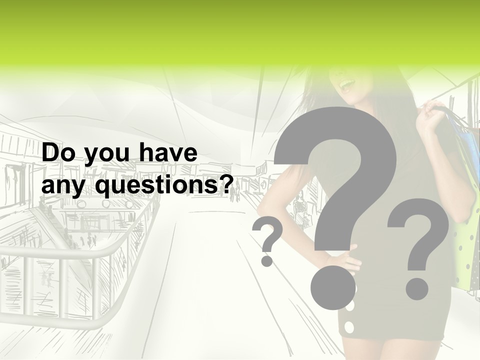 Content Center Person PowerPoint Template