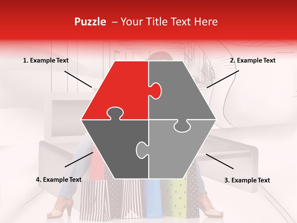 Drawing Center Mall PowerPoint Template