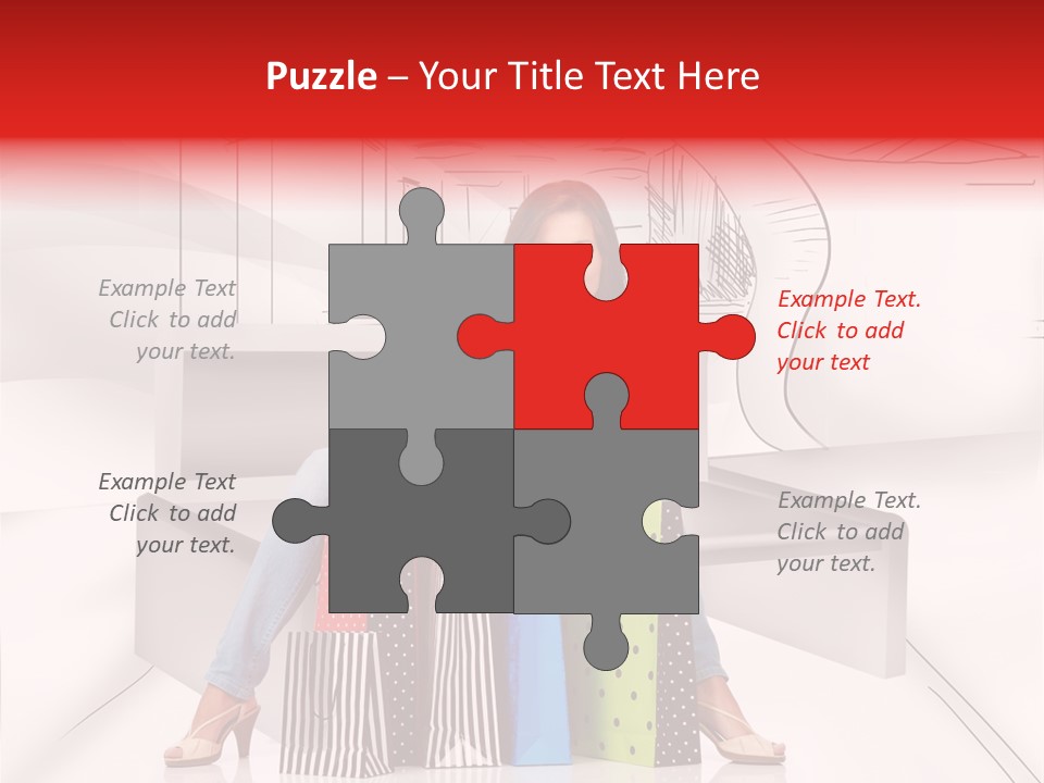 Drawing Center Mall PowerPoint Template