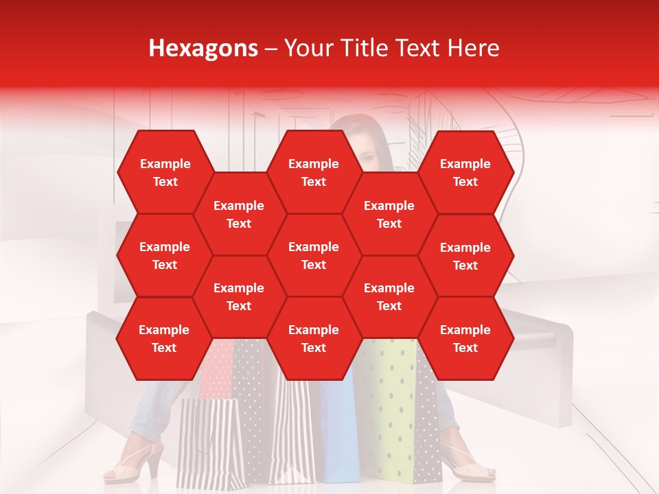 Drawing Center Mall PowerPoint Template