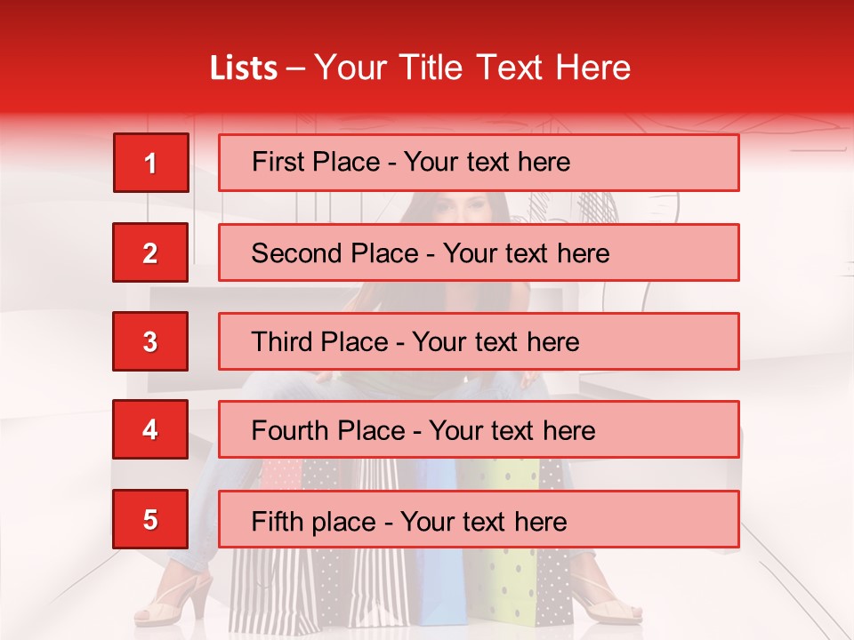 Drawing Center Mall PowerPoint Template