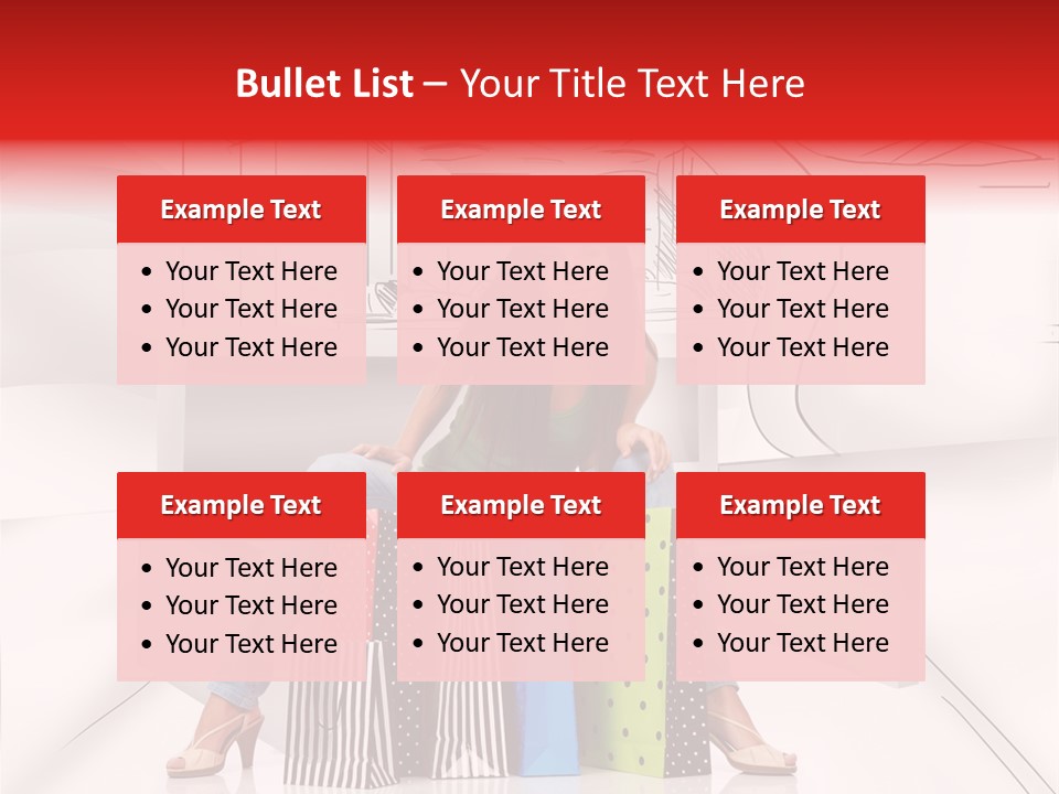 Drawing Center Mall PowerPoint Template