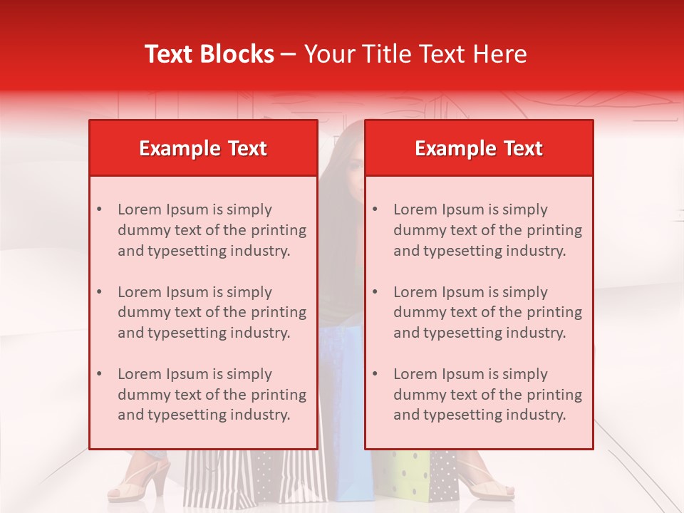Drawing Center Mall PowerPoint Template