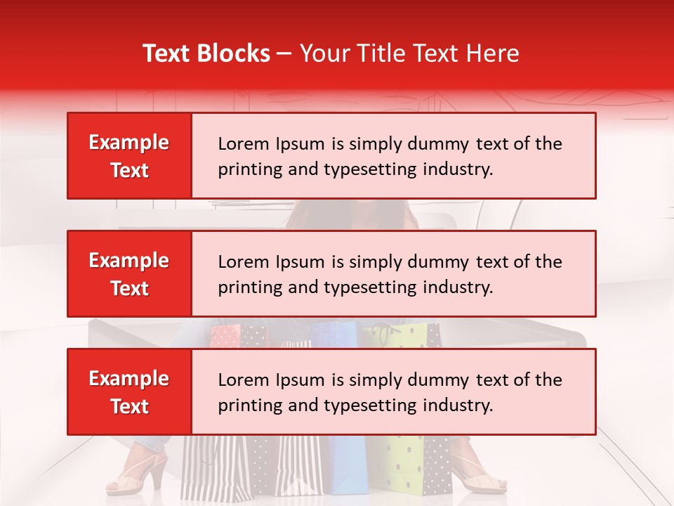 Drawing Center Mall PowerPoint Template