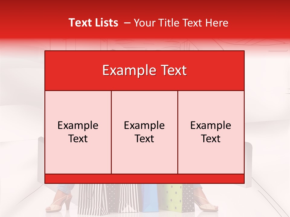 Drawing Center Mall PowerPoint Template