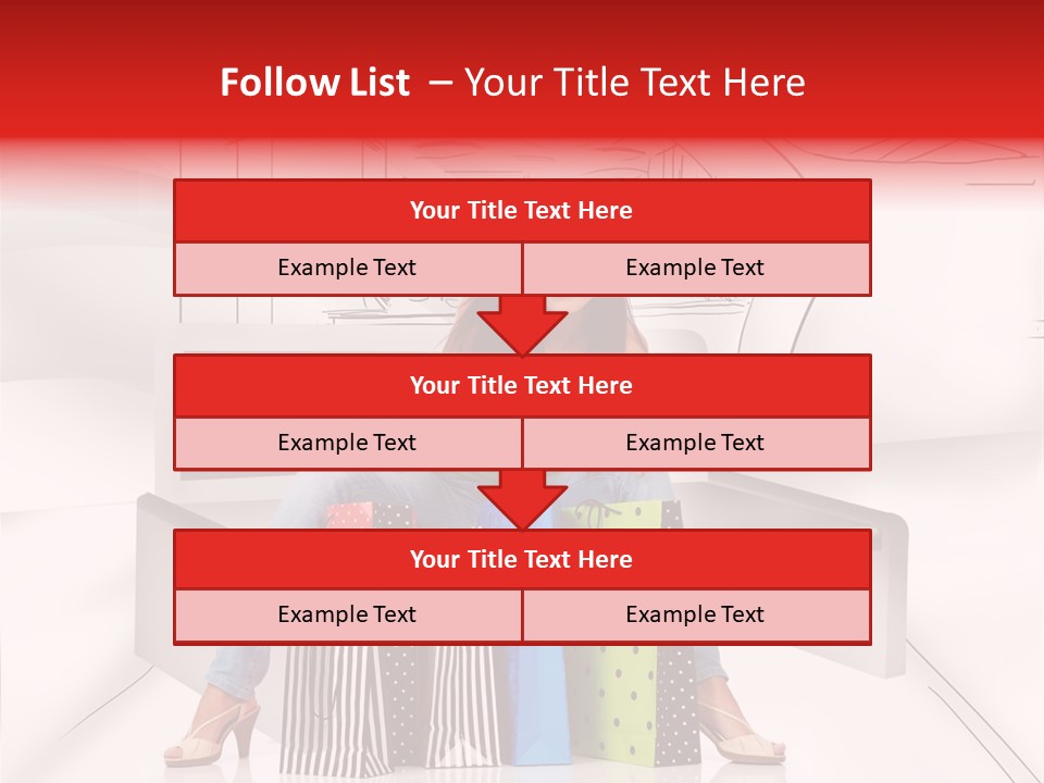 Drawing Center Mall PowerPoint Template