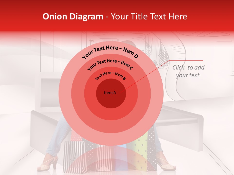 Drawing Center Mall PowerPoint Template