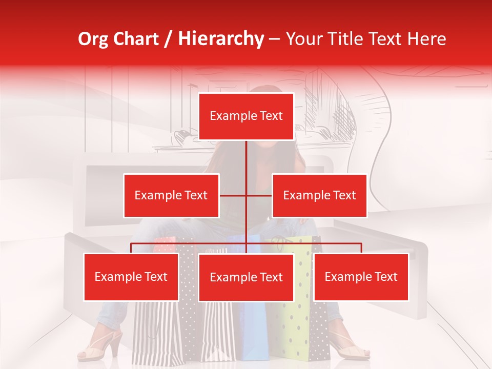 Drawing Center Mall PowerPoint Template