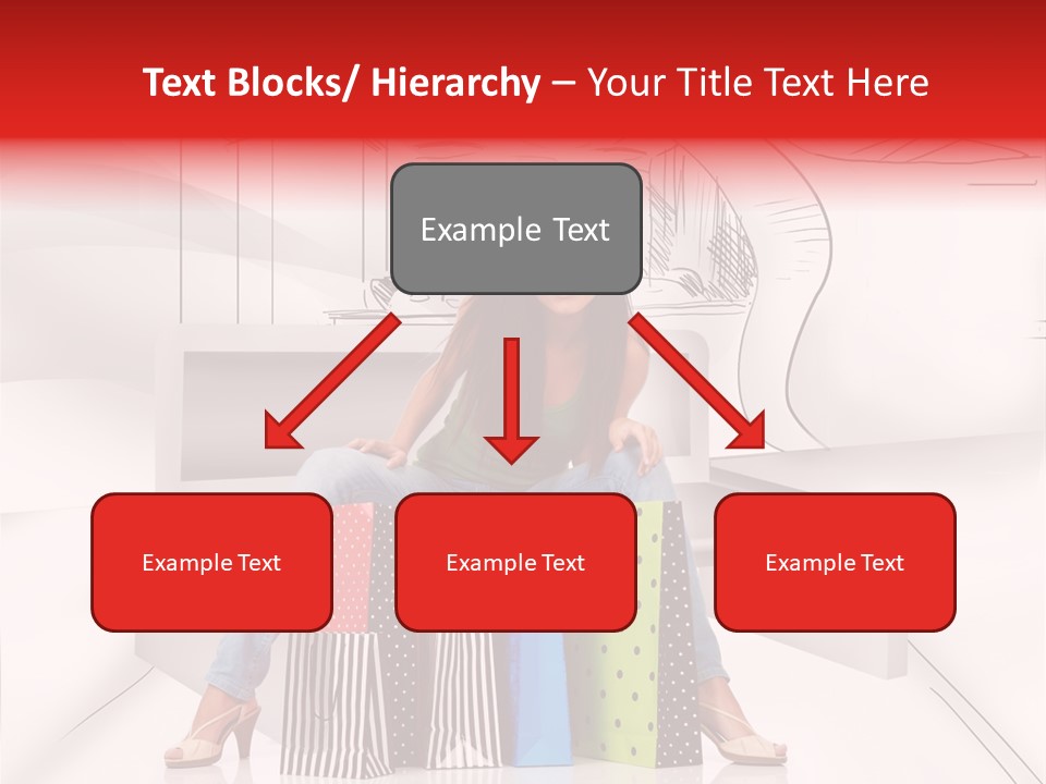 Drawing Center Mall PowerPoint Template