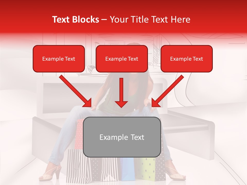 Drawing Center Mall PowerPoint Template