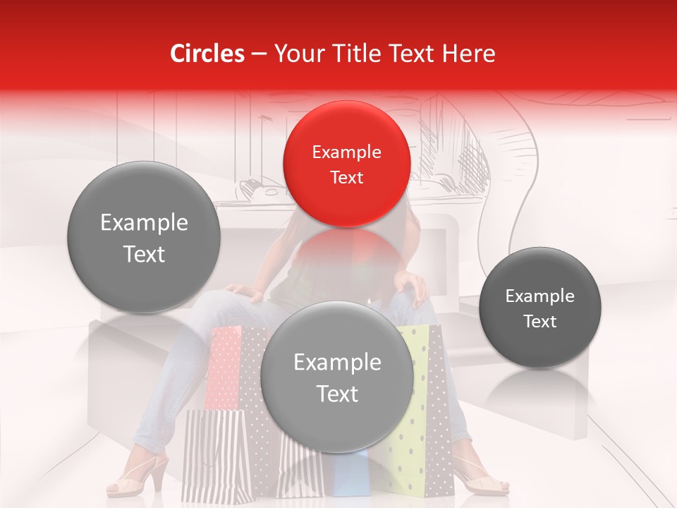 Drawing Center Mall PowerPoint Template