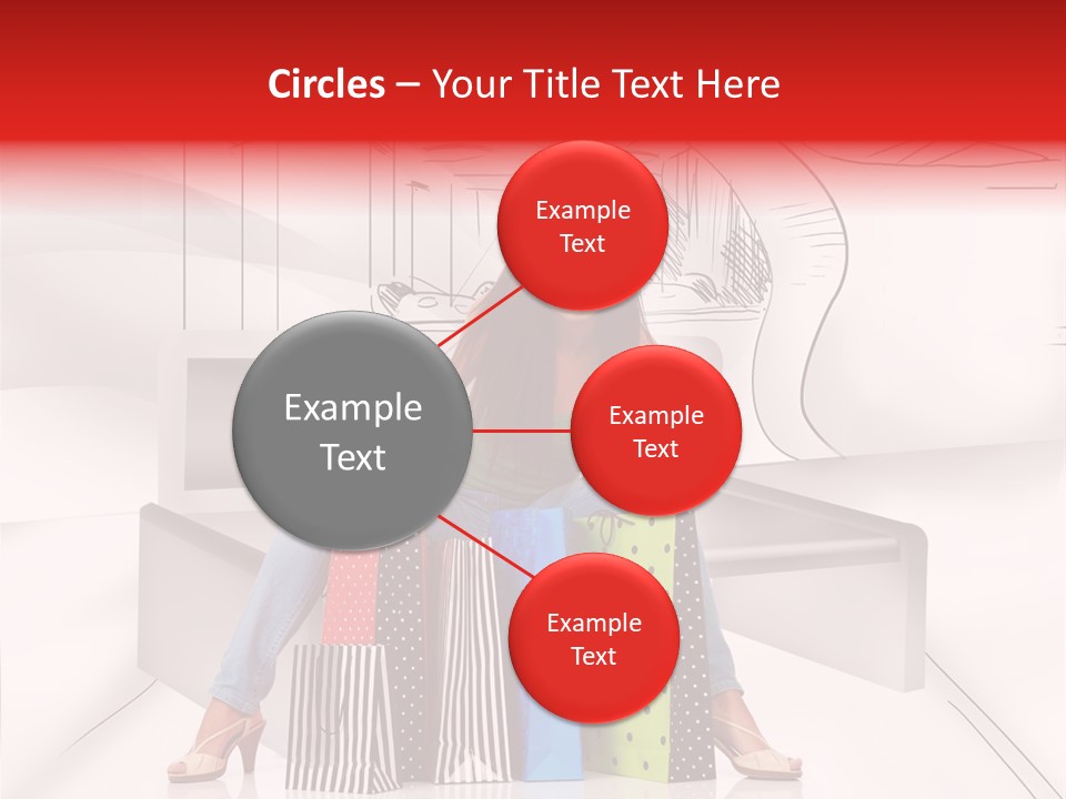 Drawing Center Mall PowerPoint Template