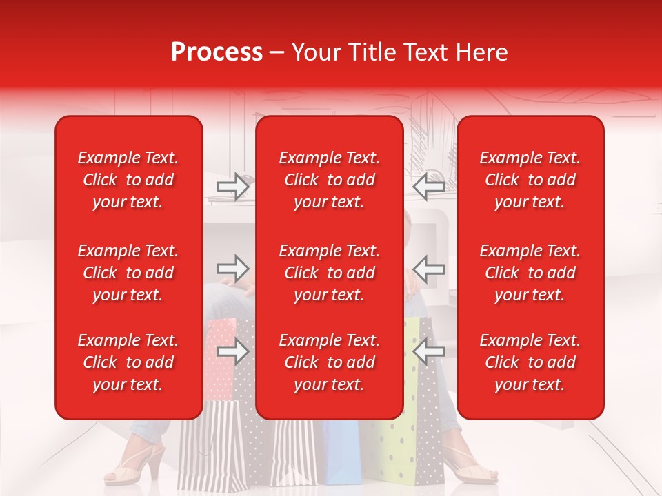 Drawing Center Mall PowerPoint Template