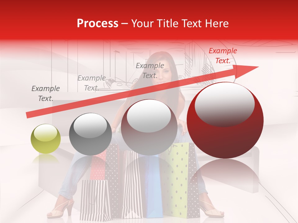 Drawing Center Mall PowerPoint Template