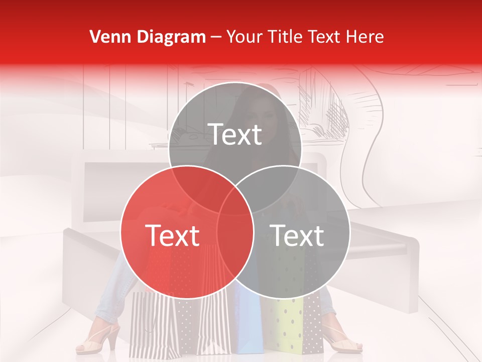 Drawing Center Mall PowerPoint Template