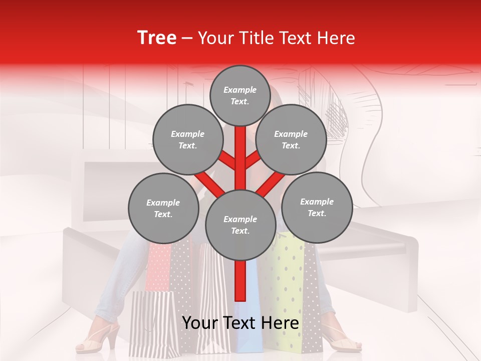 Drawing Center Mall PowerPoint Template