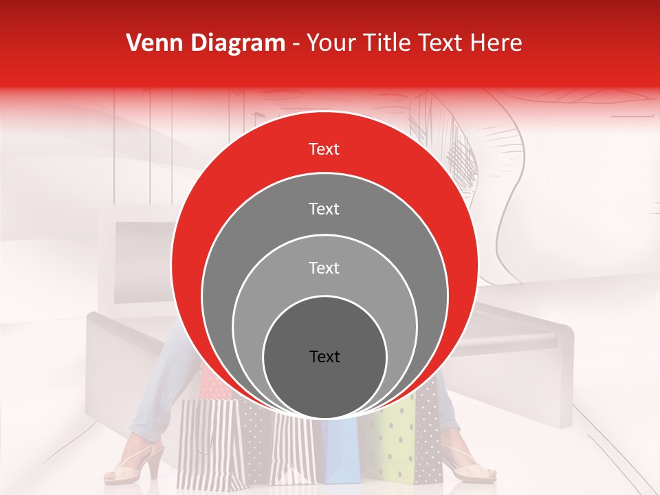 Drawing Center Mall PowerPoint Template