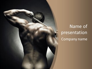 Portrait Lifestyle Model PowerPoint Template