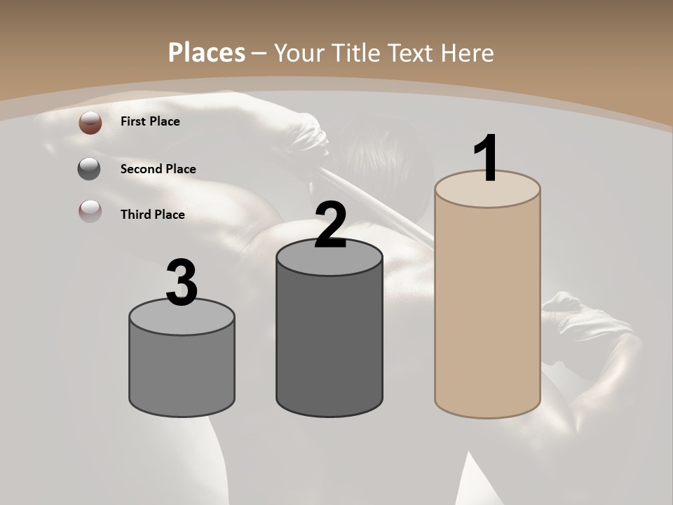 Portrait Lifestyle Model PowerPoint Template