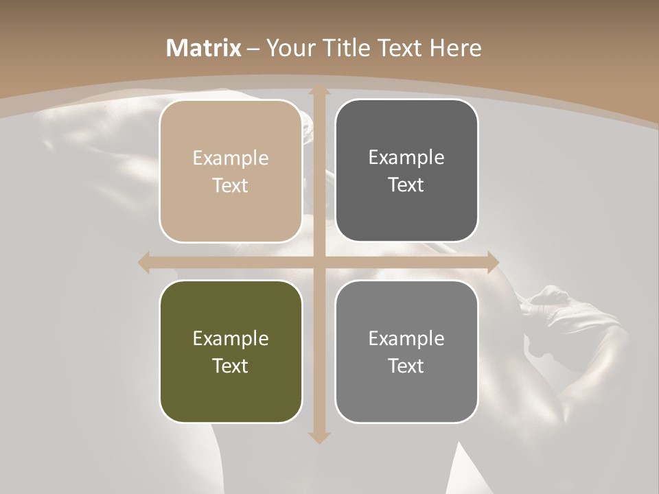 Portrait Lifestyle Model PowerPoint Template