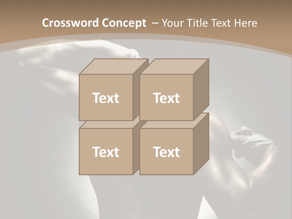 Portrait Lifestyle Model PowerPoint Template