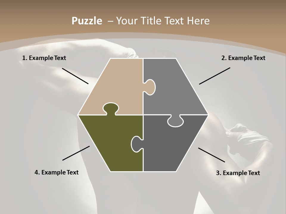 Portrait Lifestyle Model PowerPoint Template