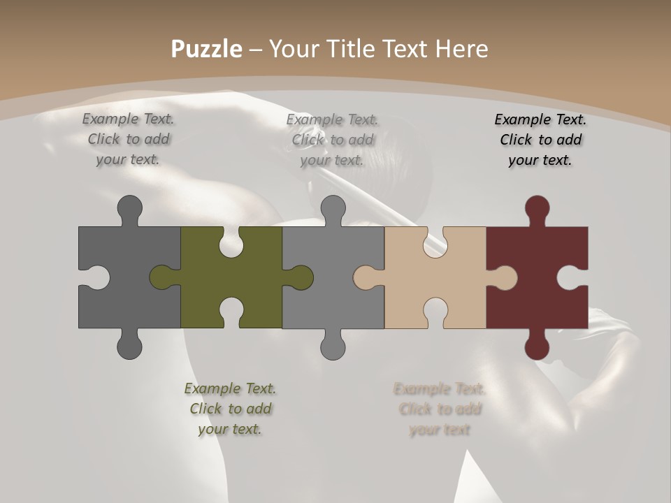 Portrait Lifestyle Model PowerPoint Template