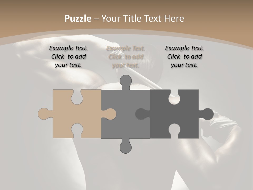 Portrait Lifestyle Model PowerPoint Template