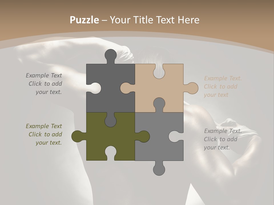 Portrait Lifestyle Model PowerPoint Template