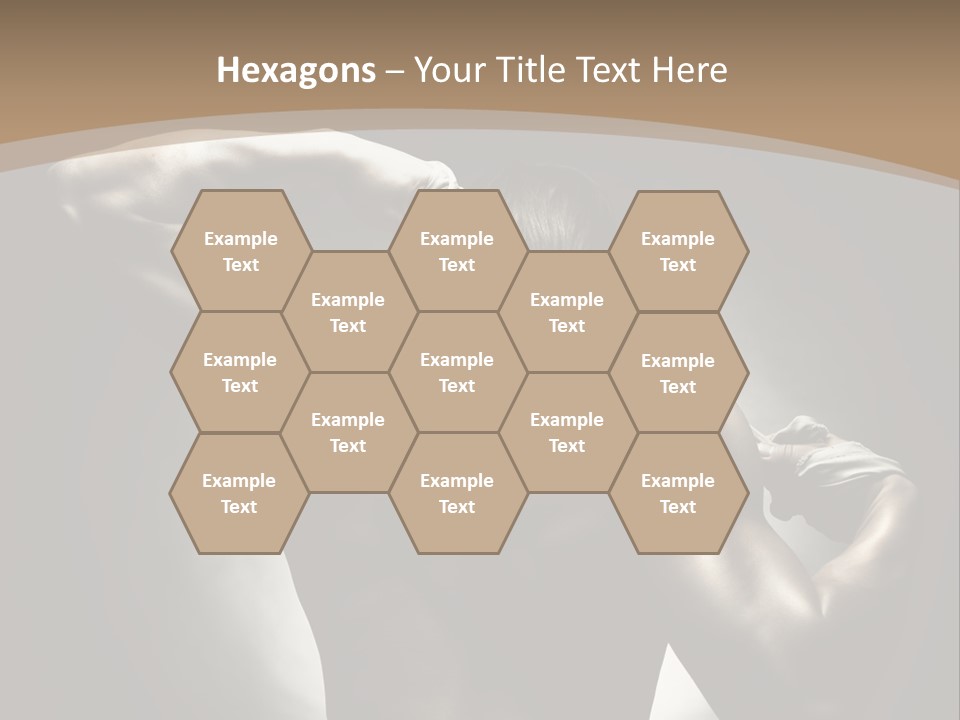 Portrait Lifestyle Model PowerPoint Template