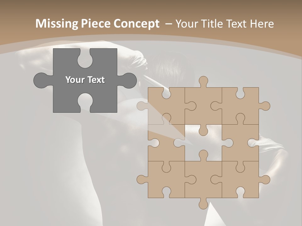 Portrait Lifestyle Model PowerPoint Template