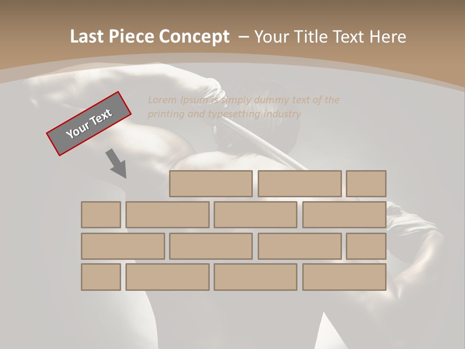 Portrait Lifestyle Model PowerPoint Template