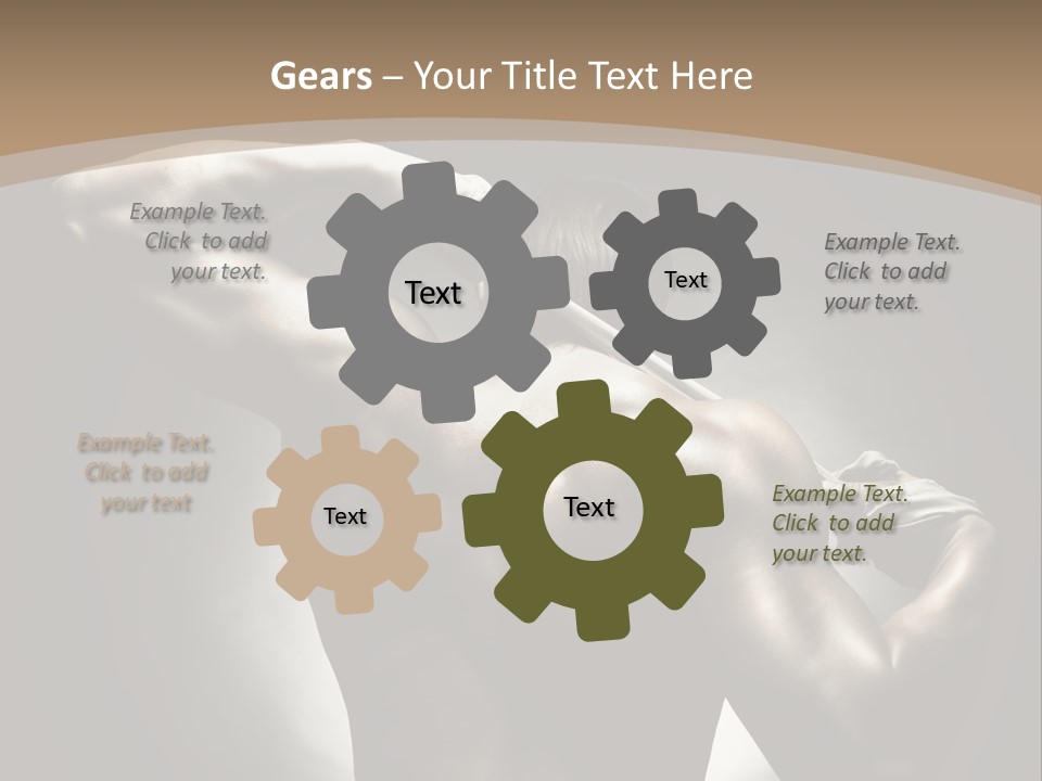 Portrait Lifestyle Model PowerPoint Template