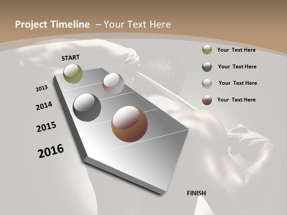 Portrait Lifestyle Model PowerPoint Template