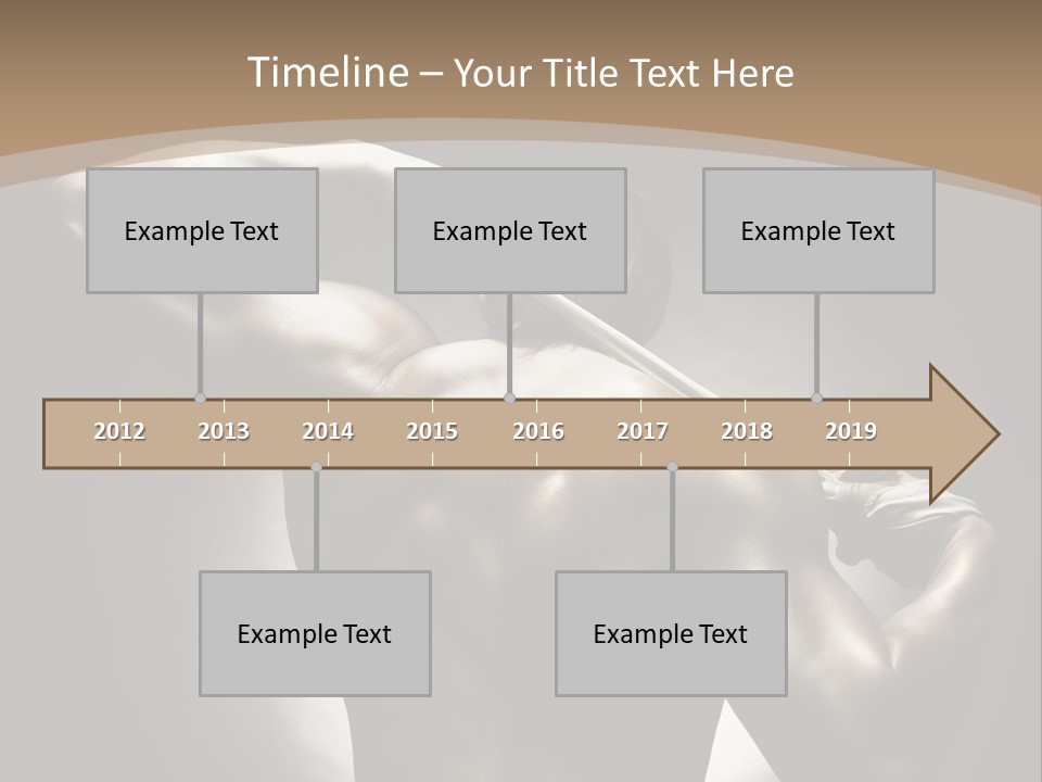 Portrait Lifestyle Model PowerPoint Template