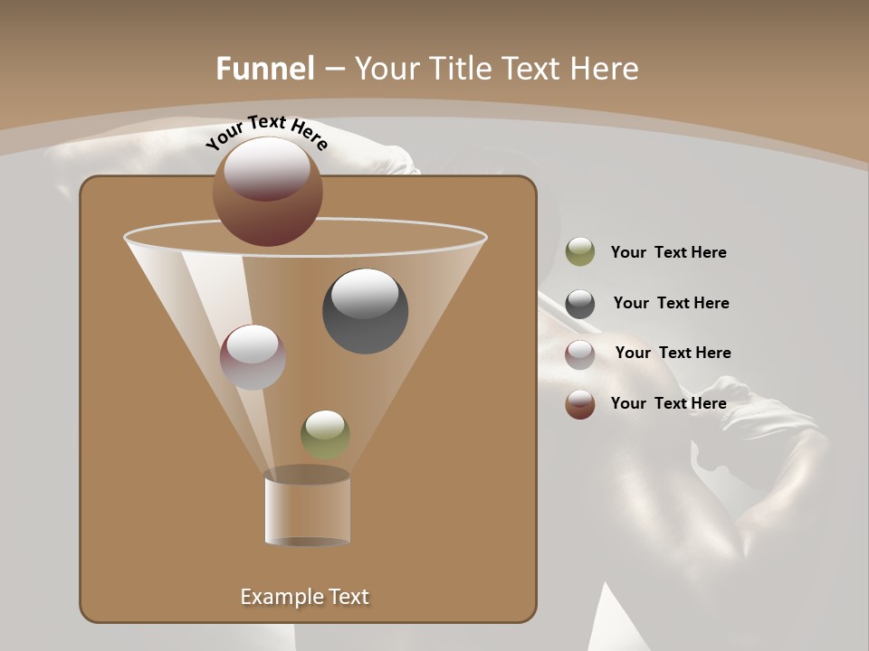 Portrait Lifestyle Model PowerPoint Template