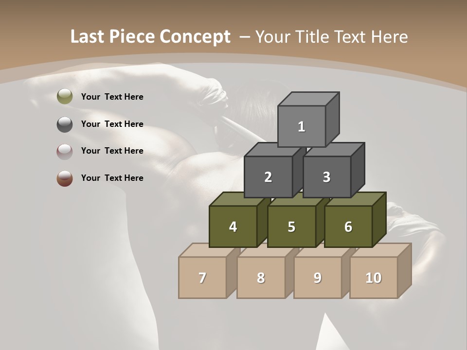 Portrait Lifestyle Model PowerPoint Template