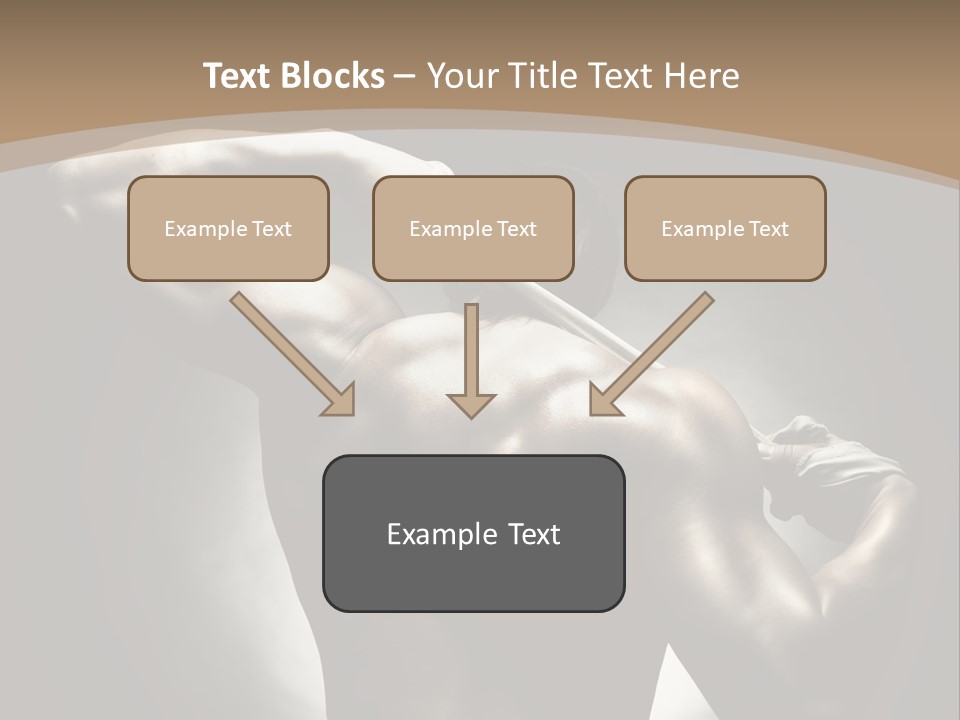 Portrait Lifestyle Model PowerPoint Template