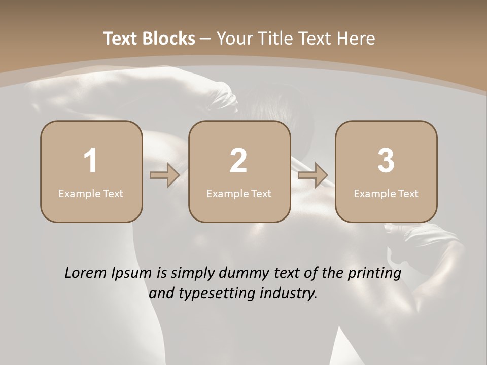Portrait Lifestyle Model PowerPoint Template