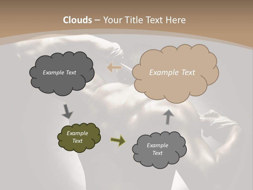 Portrait Lifestyle Model PowerPoint Template