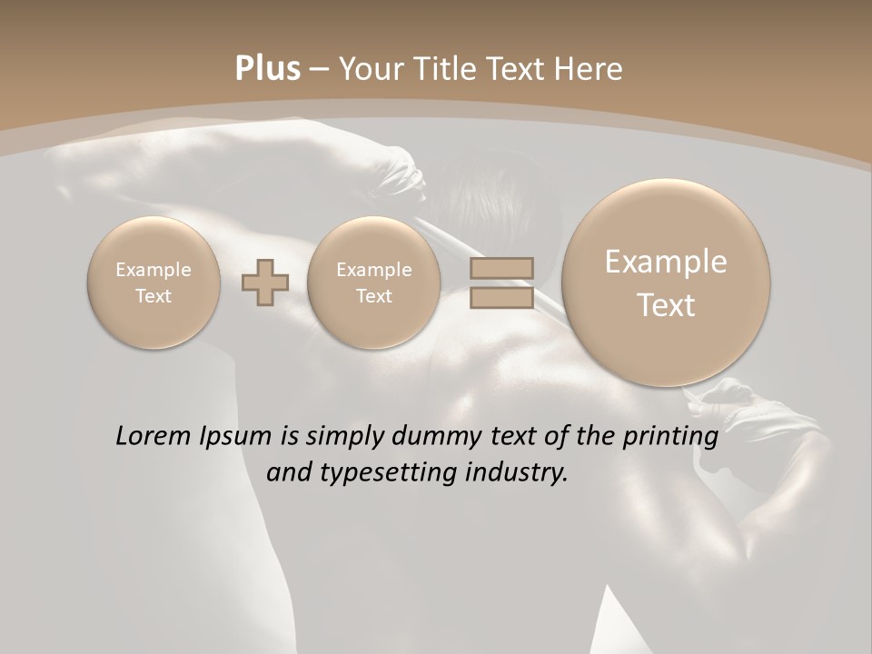 Portrait Lifestyle Model PowerPoint Template