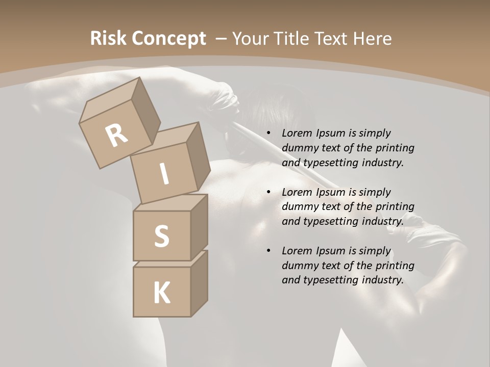 Portrait Lifestyle Model PowerPoint Template