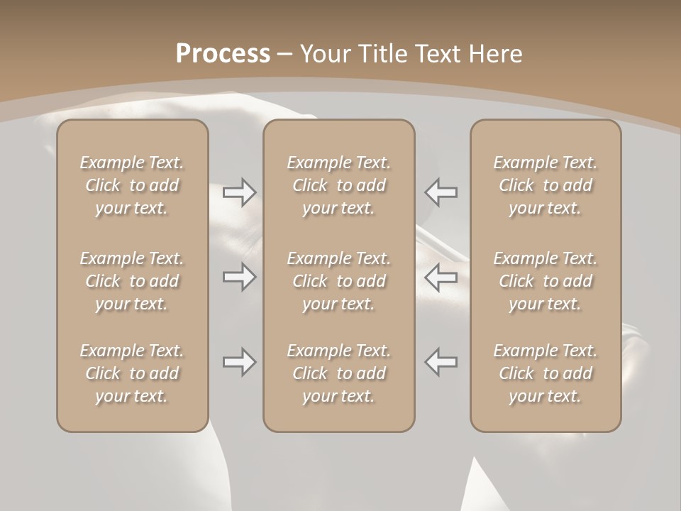 Portrait Lifestyle Model PowerPoint Template