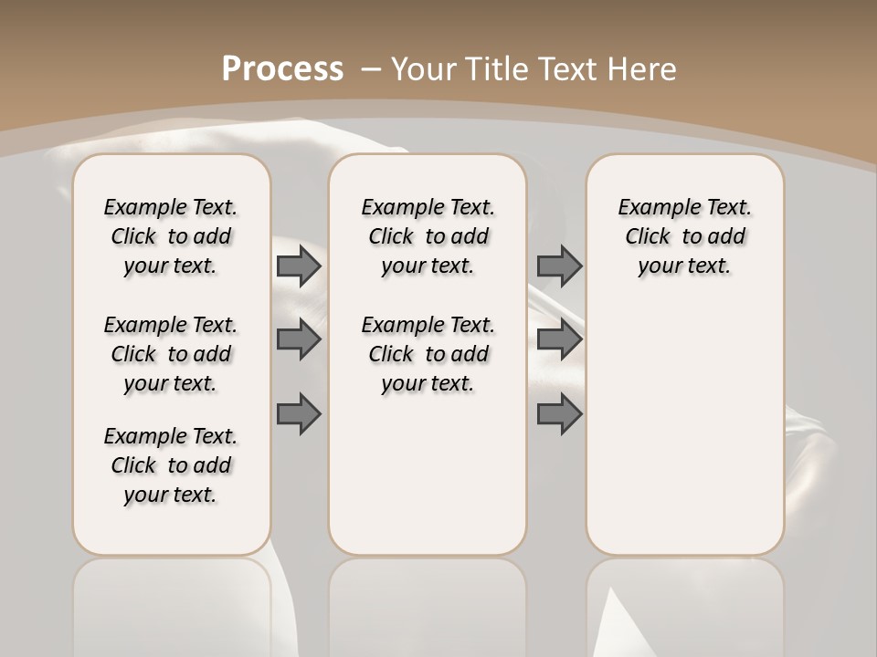 Portrait Lifestyle Model PowerPoint Template