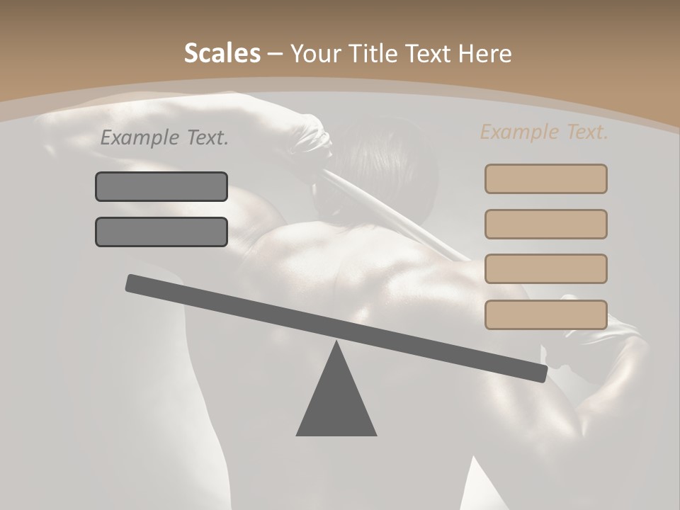 Portrait Lifestyle Model PowerPoint Template